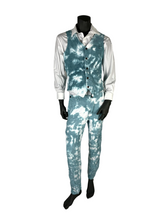 Load image into Gallery viewer, Mens 2 Piece Linen Tie Dye Suit - L (42/36)
