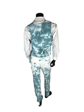 Load image into Gallery viewer, Mens 2 Piece Linen Tie Dye Suit - L (42/36)
