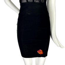 Load image into Gallery viewer, Patched Casino Pencil Skirt - M
