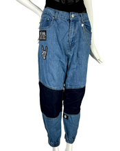 Load image into Gallery viewer, Patched Jeans - L
