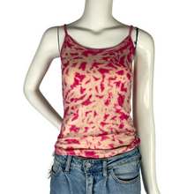 Load image into Gallery viewer, Pink Crumple Spaghetti Tank - M
